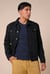 Mens Washed Black Denim Jacket