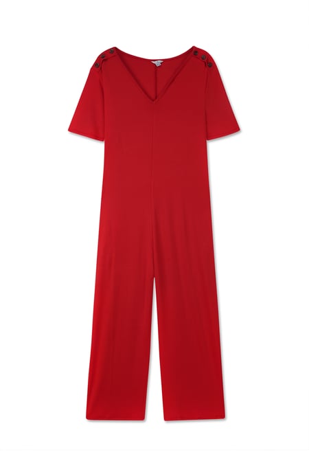 Black Ankle Length Wide Leg Jumpsuit