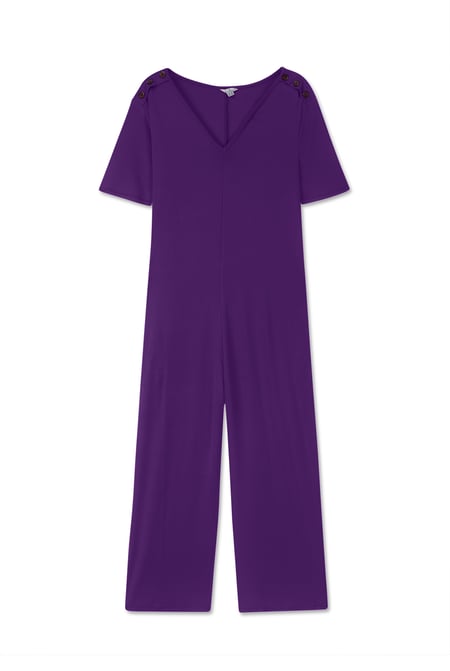 Black Ankle Length Wide Leg Jumpsuit