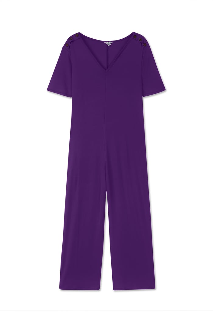 Ankle Length Wide Leg Jumpsuit