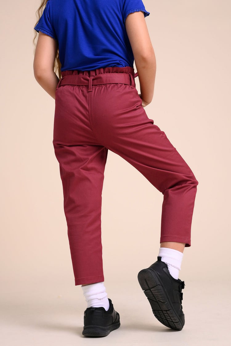 Girls Paper Bag Trouser (2yrs-9yrs)