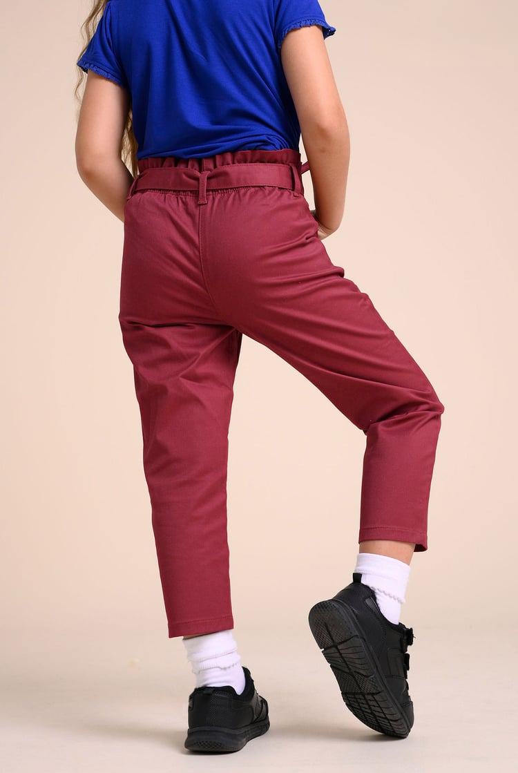 Girls Paper Bag Trouser (2yrs-9yrs)