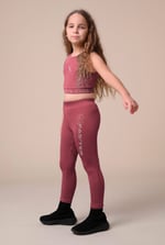 Girls Printed Sporty Vest and Leggings Set