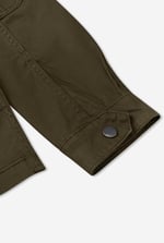Mens Dark Olive Utility Jacket