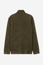 Mens Dark Olive Utility Jacket