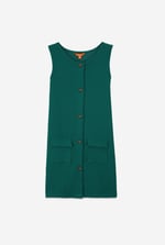 Girls Sleeveless Button Front Dress (2yrs-9yrs)