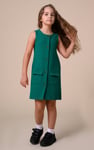Girls Sleeveless Button Front Dress (2yrs-9yrs)