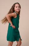 Girls Sleeveless Button Front Dress (2yrs-9yrs)