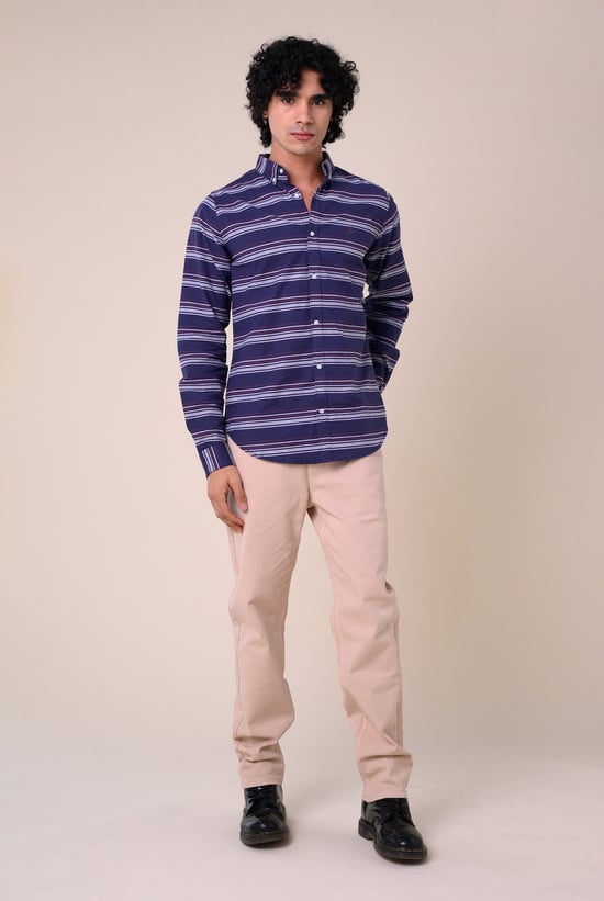 Mens Regular Fit Coloured Denim