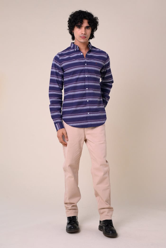 Mens Regular Fit Coloured Denim