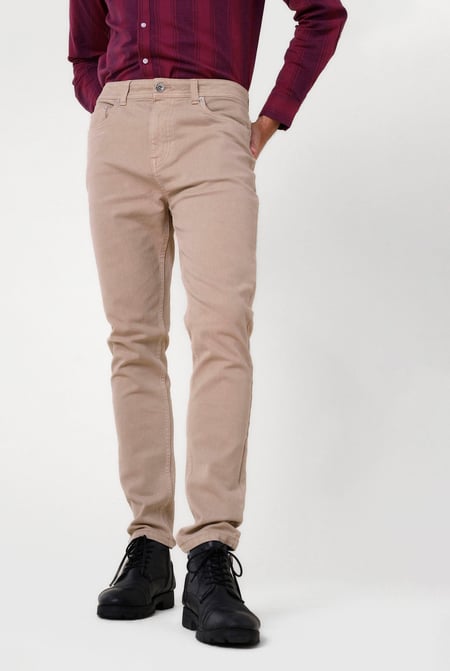 Mens Slim Fit Coloured Denim
