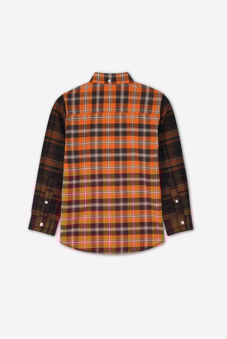 Orange Enorsia Vertical Splice Shirt