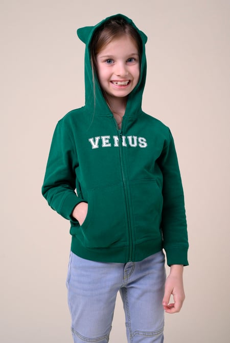 Girls Cream VENUS Hoodie (12/18mths-7yrs)
