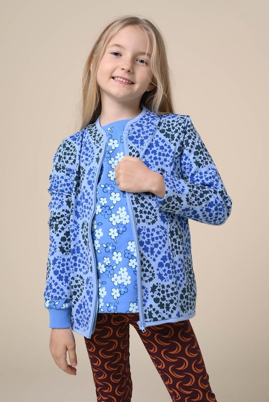 Girls Printed Zip Through Jacket (12/18mths-7yrs)