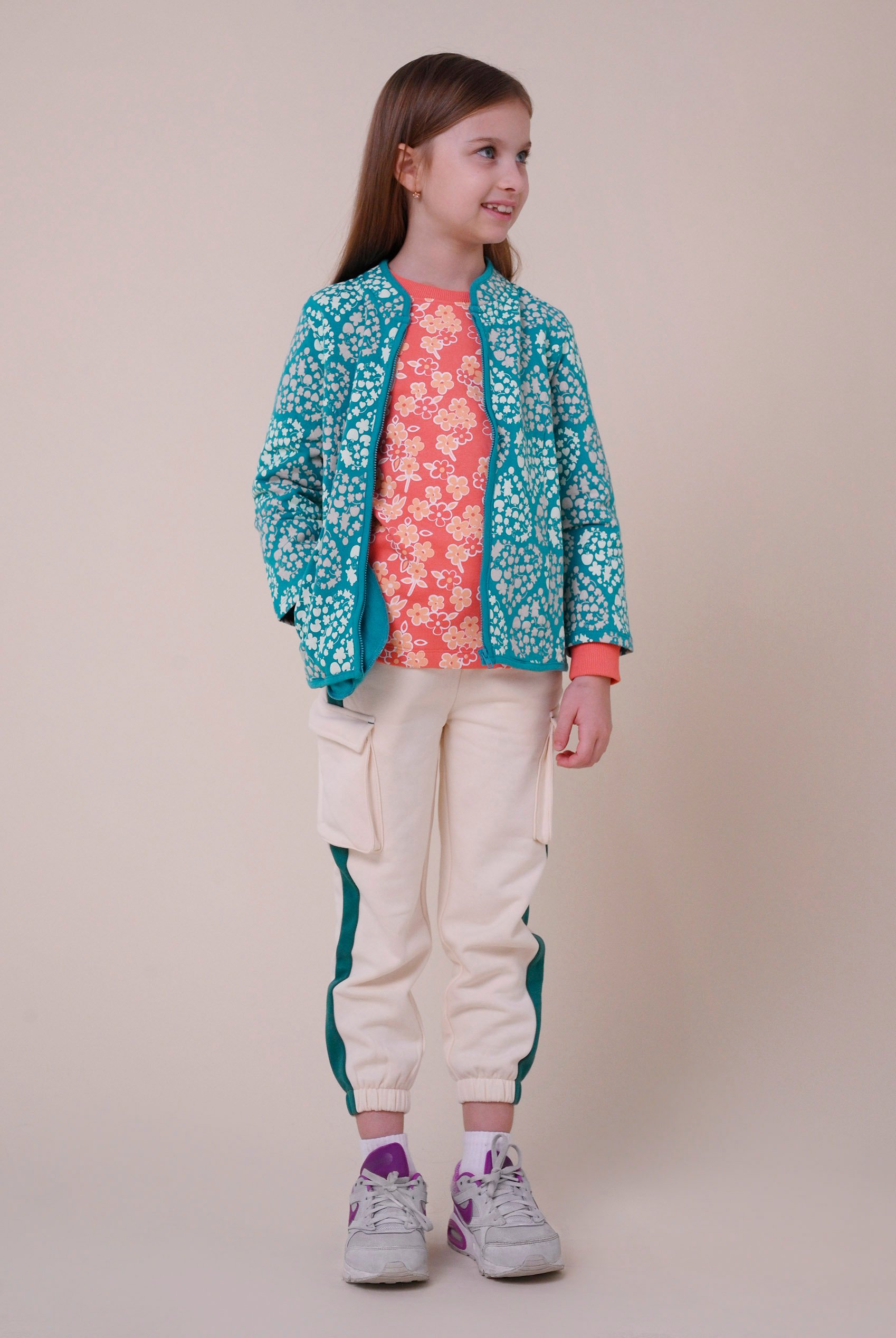 Girls Printed Zip Through Jacket (12/18mths-7yrs)