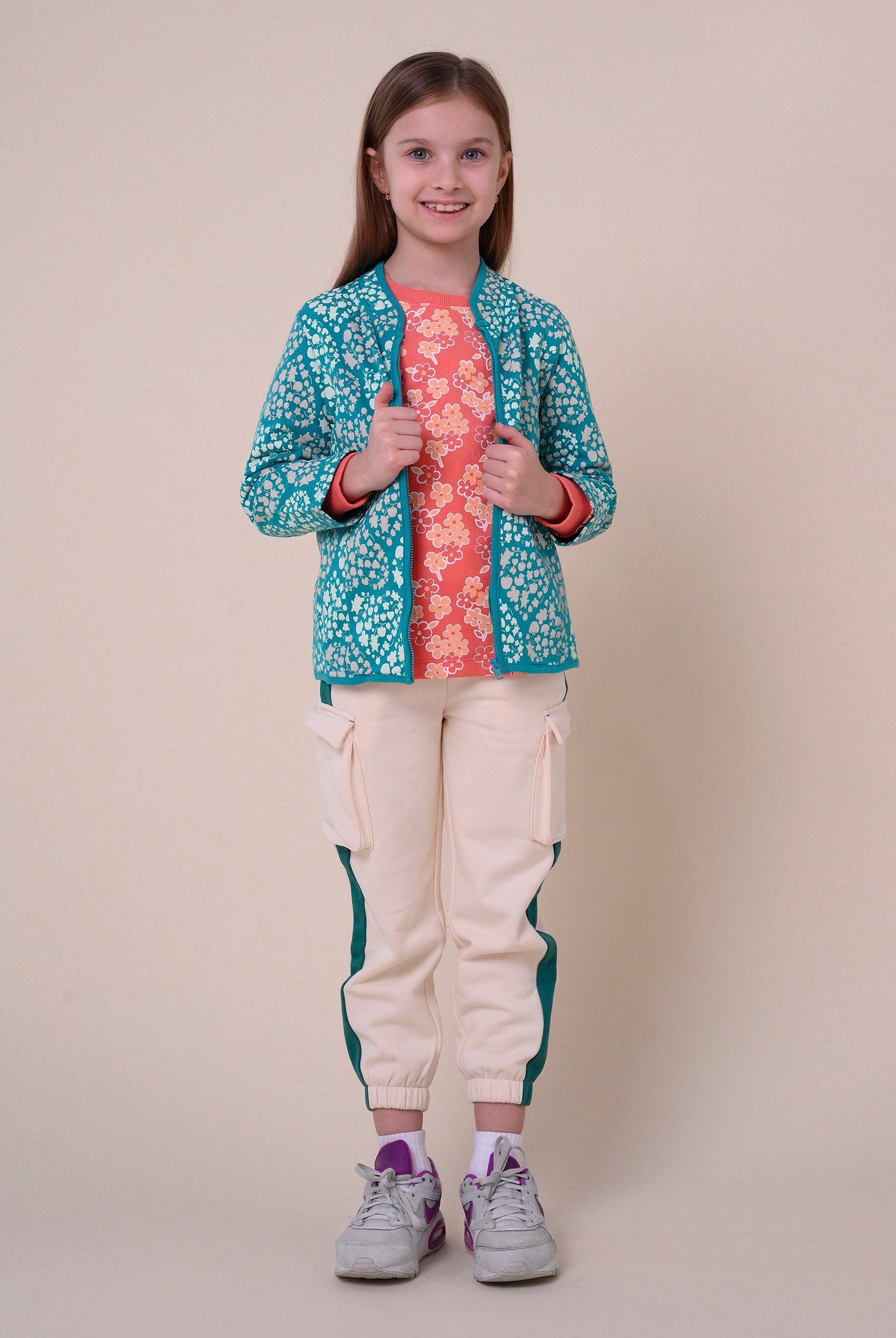 Girls Printed Zip Through Jacket (12/18mths-7yrs)
