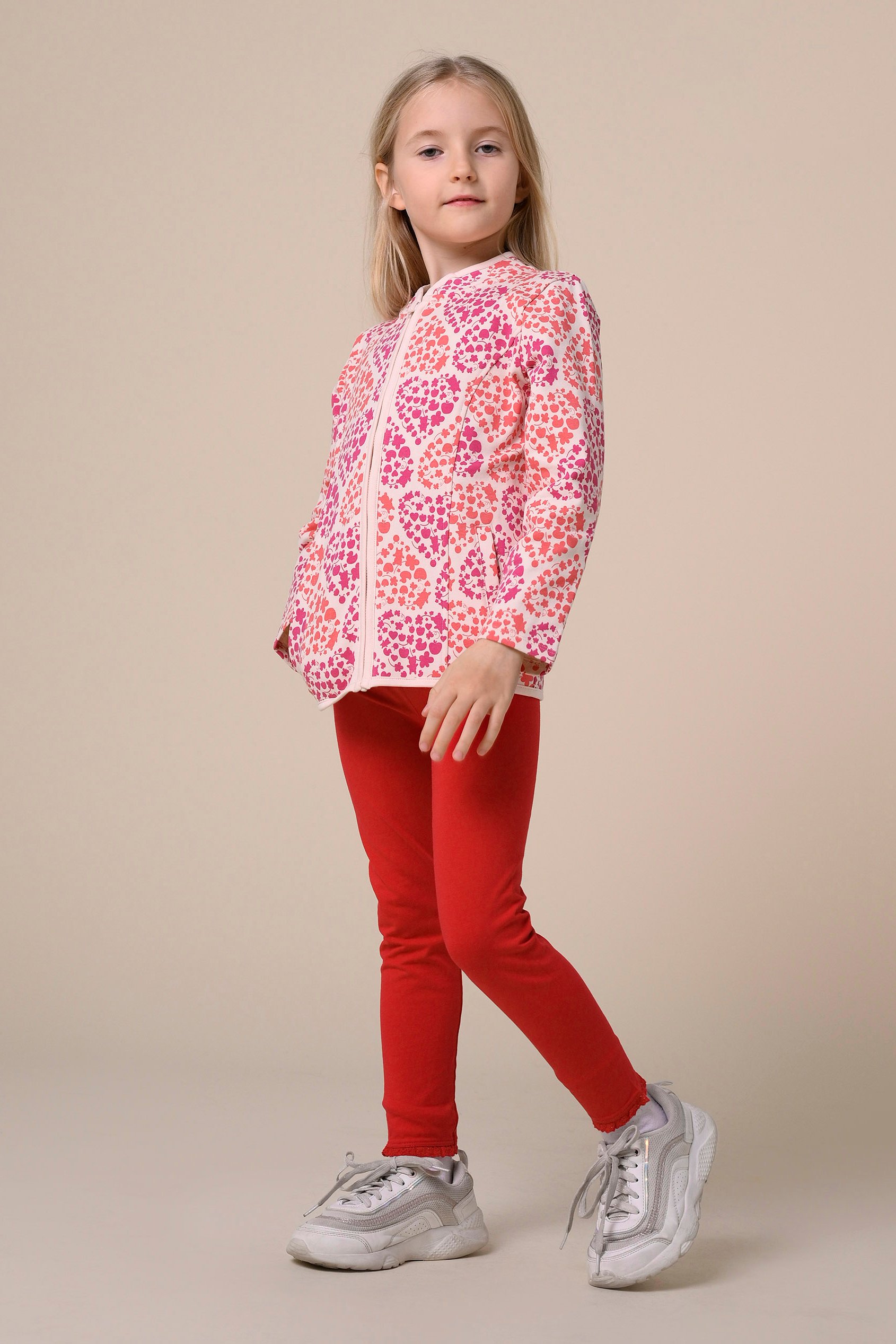 Girls Printed Zip Through Jacket (12/18mths-7yrs)
