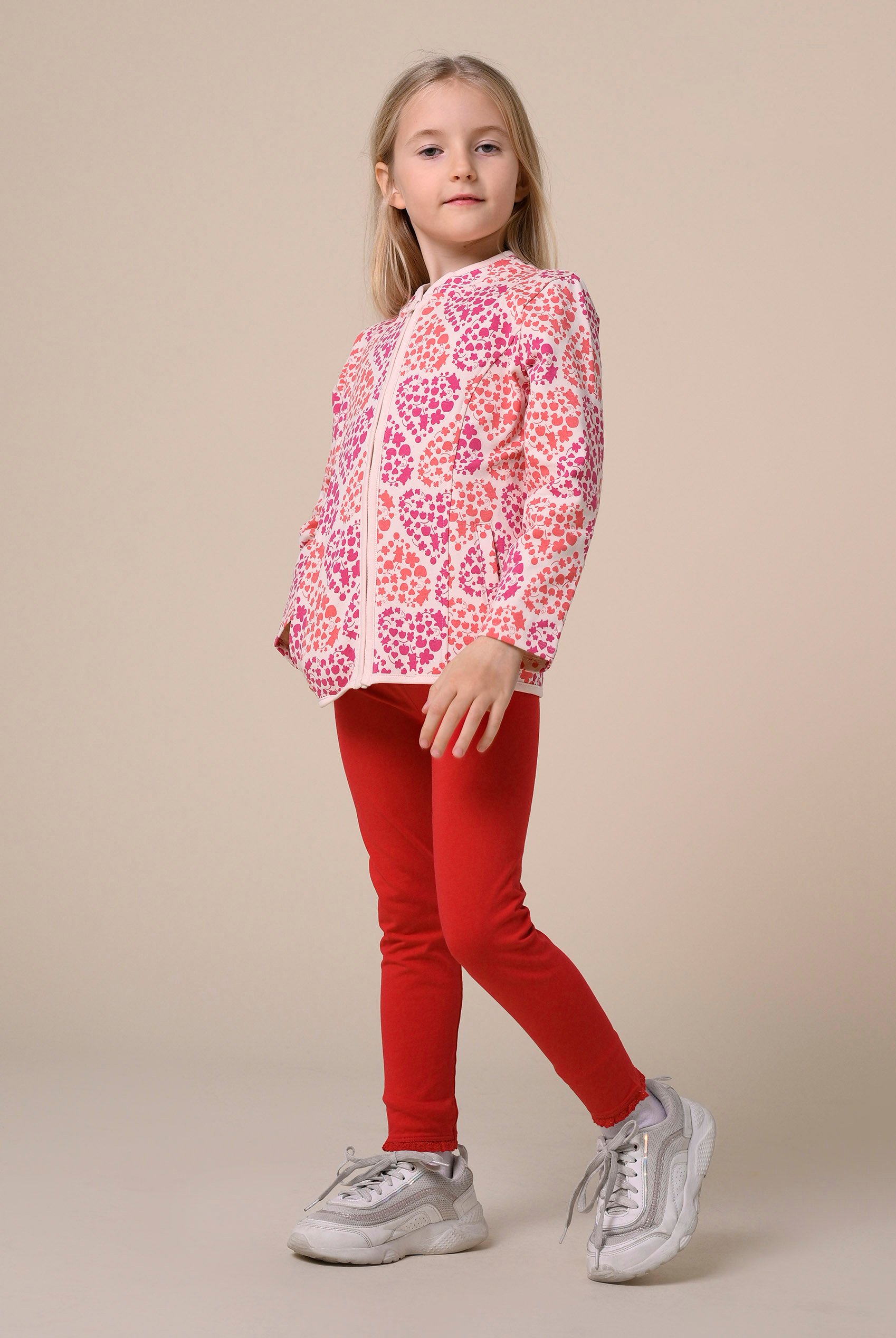 Girls Printed Zip Through Jacket (12/18mths-7yrs)
