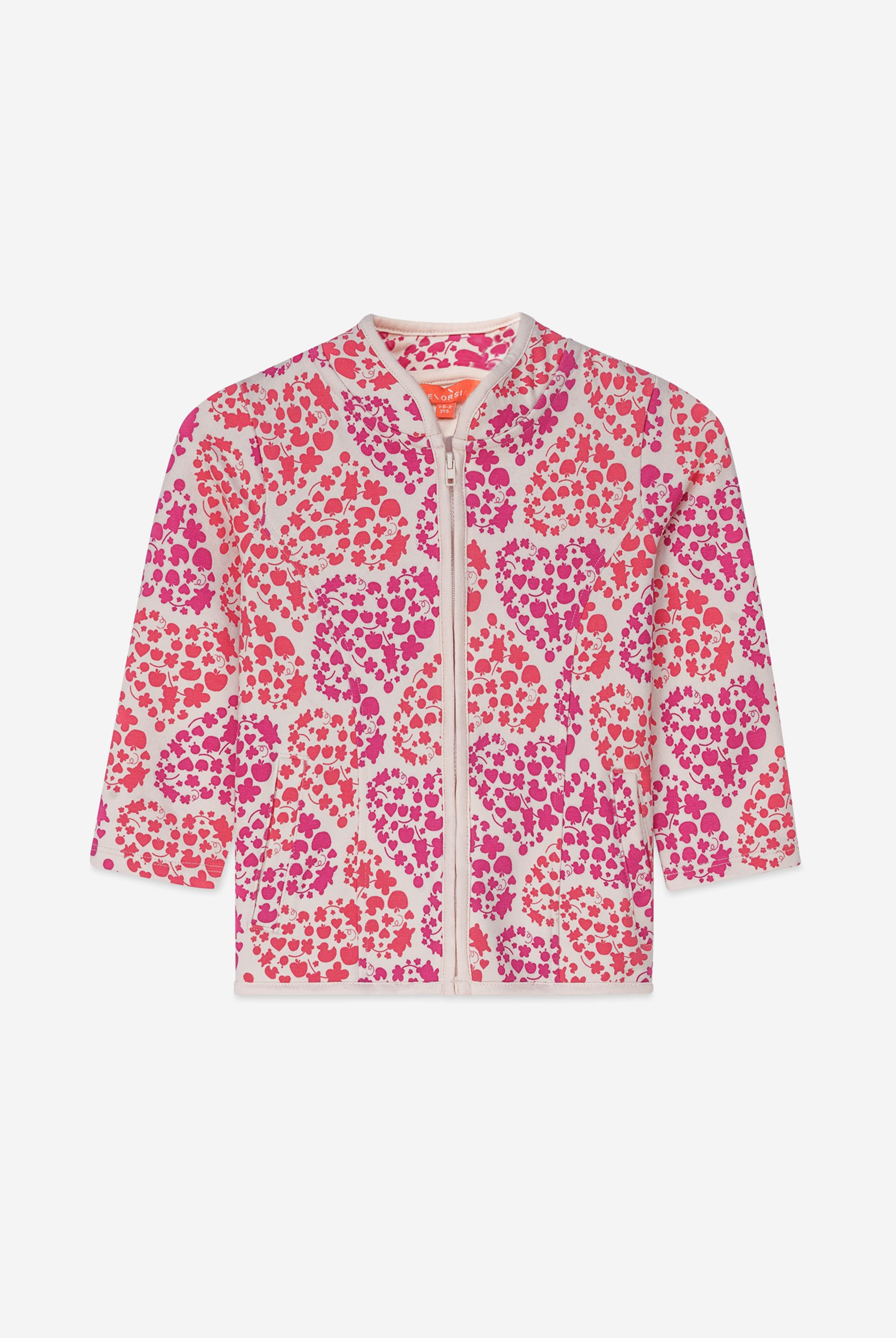 Girls Printed Zip Through Jacket (12/18mths-7yrs)