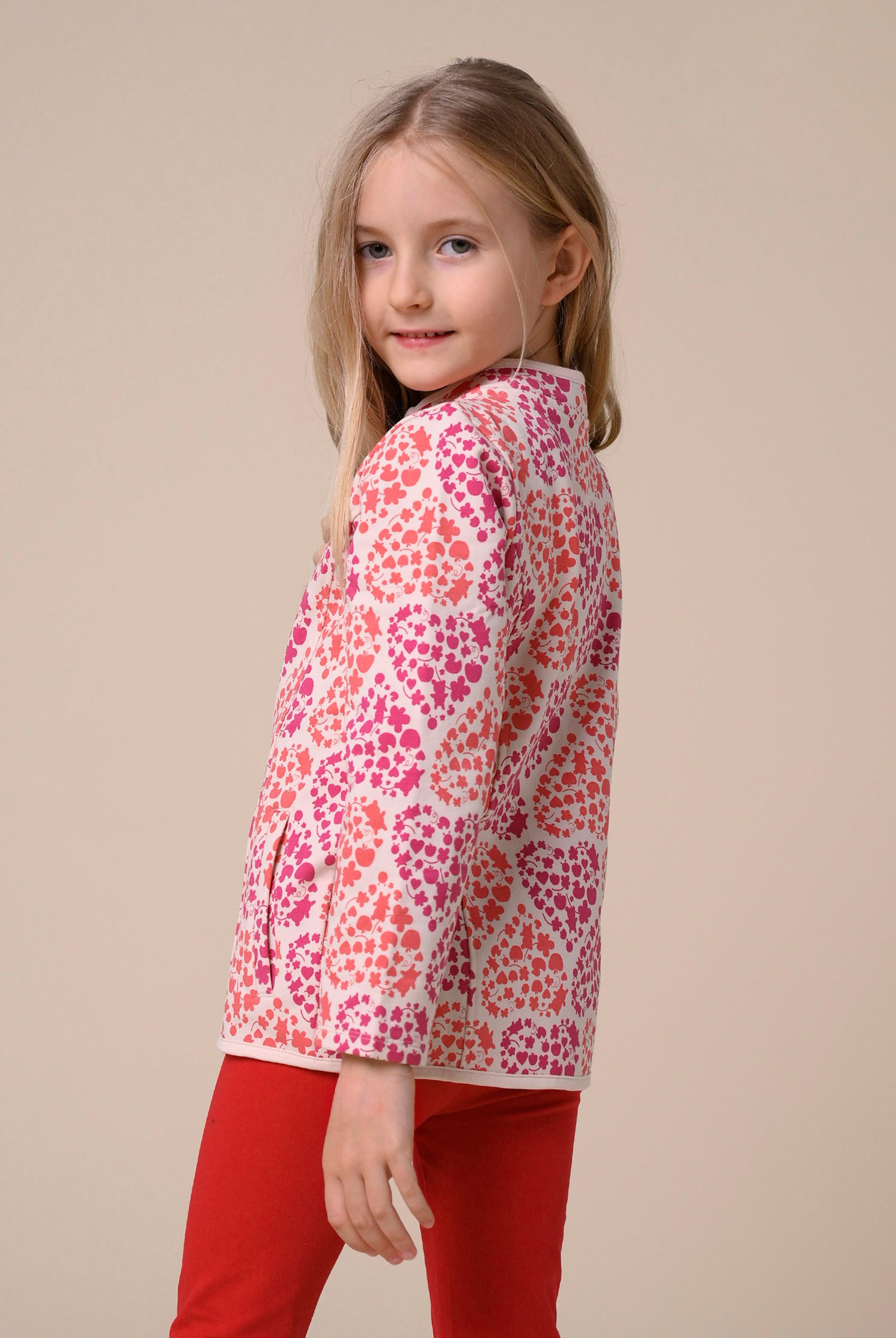 Girls Printed Zip Through Jacket (12/18mths-7yrs)