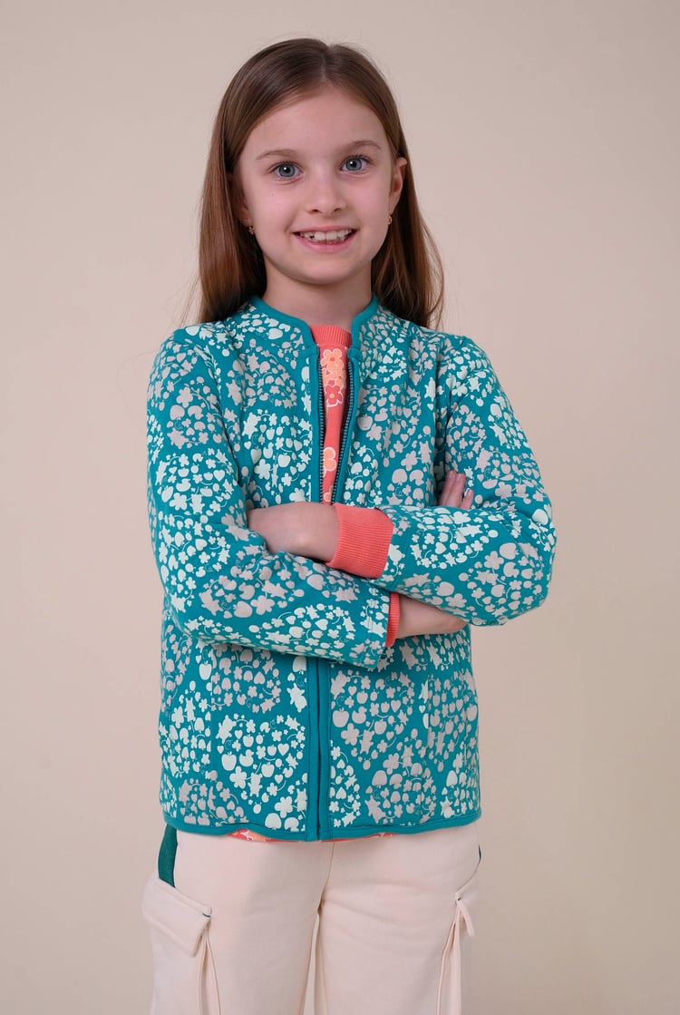 Girls Printed Zip Through Jacket (12/18mths-7yrs)
