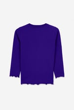 Girls Solid Top & Check Pyjama Set (2/3yrs-8/9yrs)