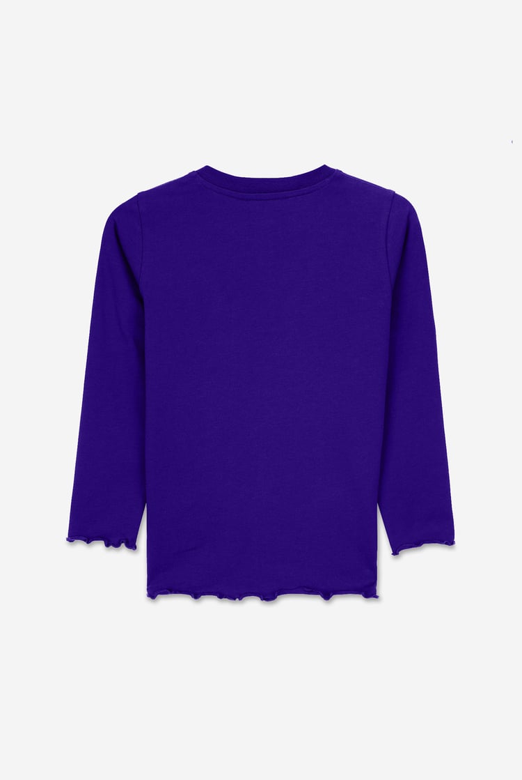 Girls Solid Top & Check Pyjama Set (2/3yrs-8/9yrs)