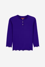 Girls Solid Top & Check Pyjama Set (2/3yrs-8/9yrs)