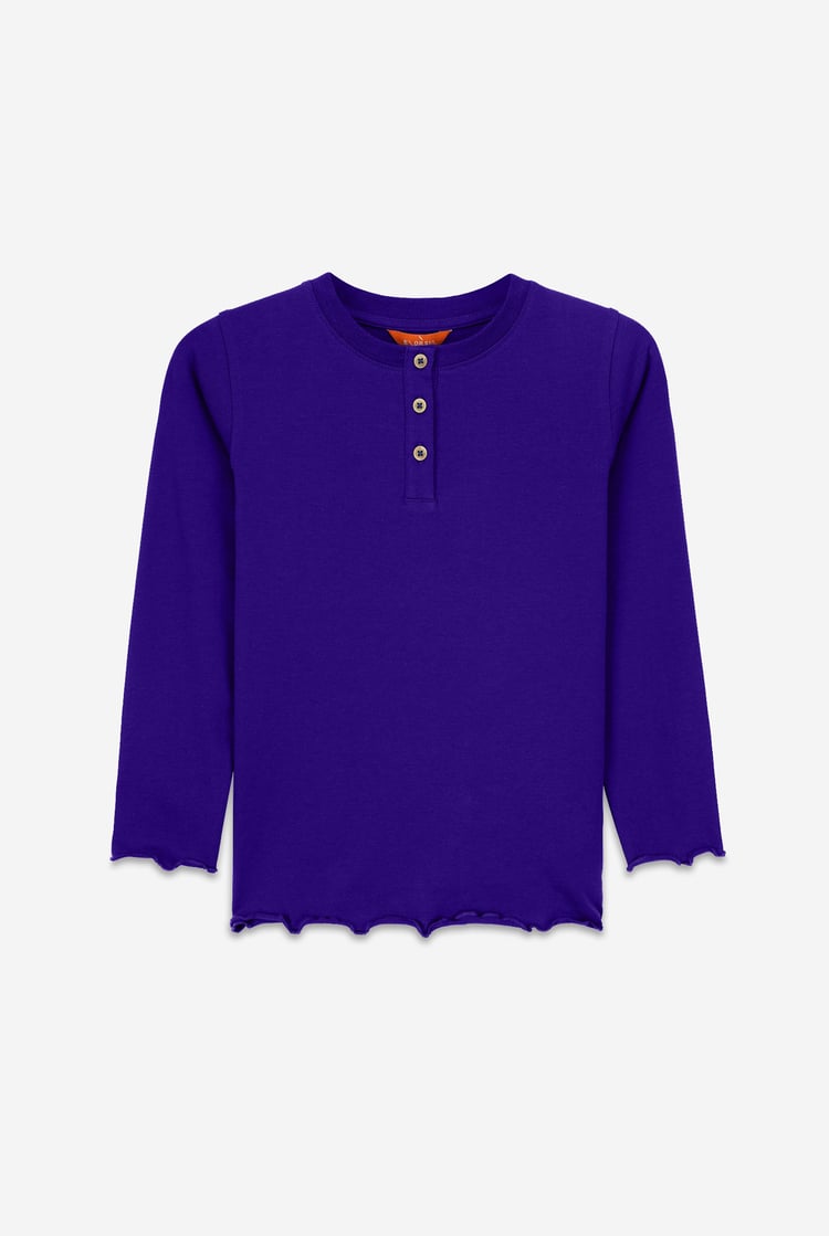 Girls Solid Top & Check Pyjama Set (2/3yrs-8/9yrs)