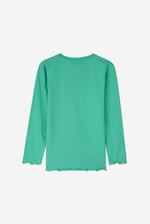 Girls Solid Top & Check Pyjama Set (2/3yrs-8/9yrs)