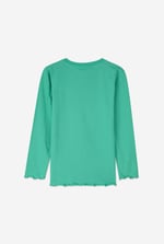 Girls Solid Top & Check Pyjama Set (2/3yrs-8/9yrs)