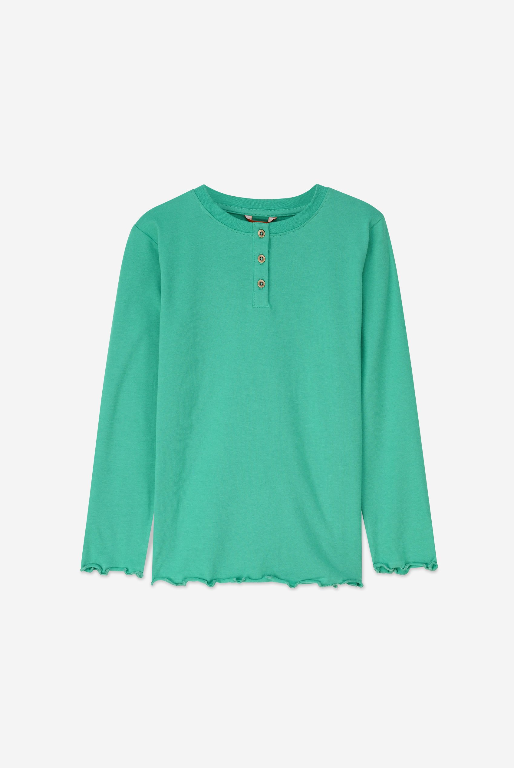 Girls Solid Top & Check Pyjama Set (2/3yrs-8/9yrs)