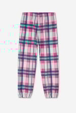 Girls Solid Top & Check Pyjama Set (2/3yrs-8/9yrs)