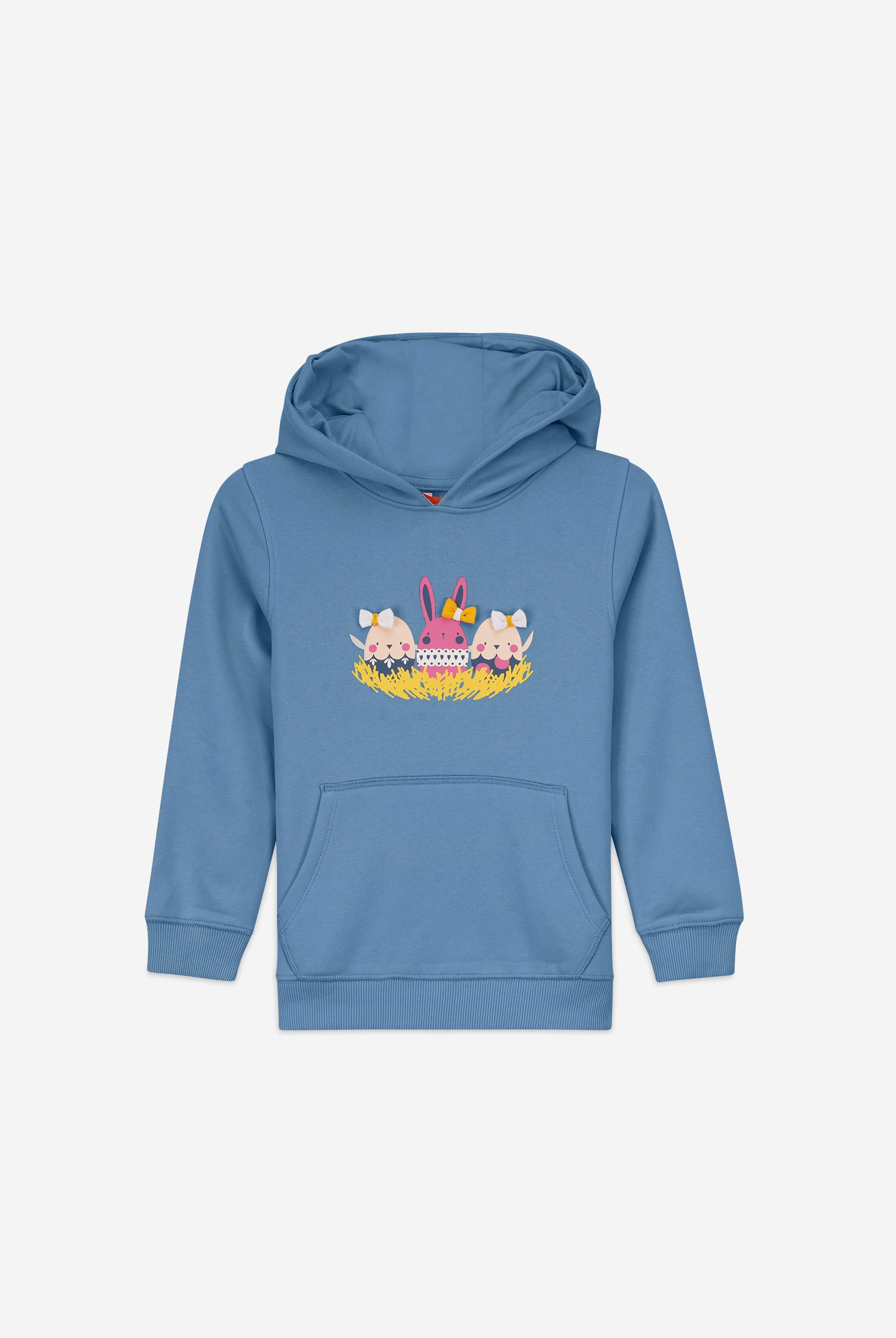 Happy Easter Egg With Bow Hoodie (12/18mths-7yrs)