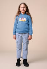 Happy Easter Egg With Bow Hoodie (12/18mths-7yrs)