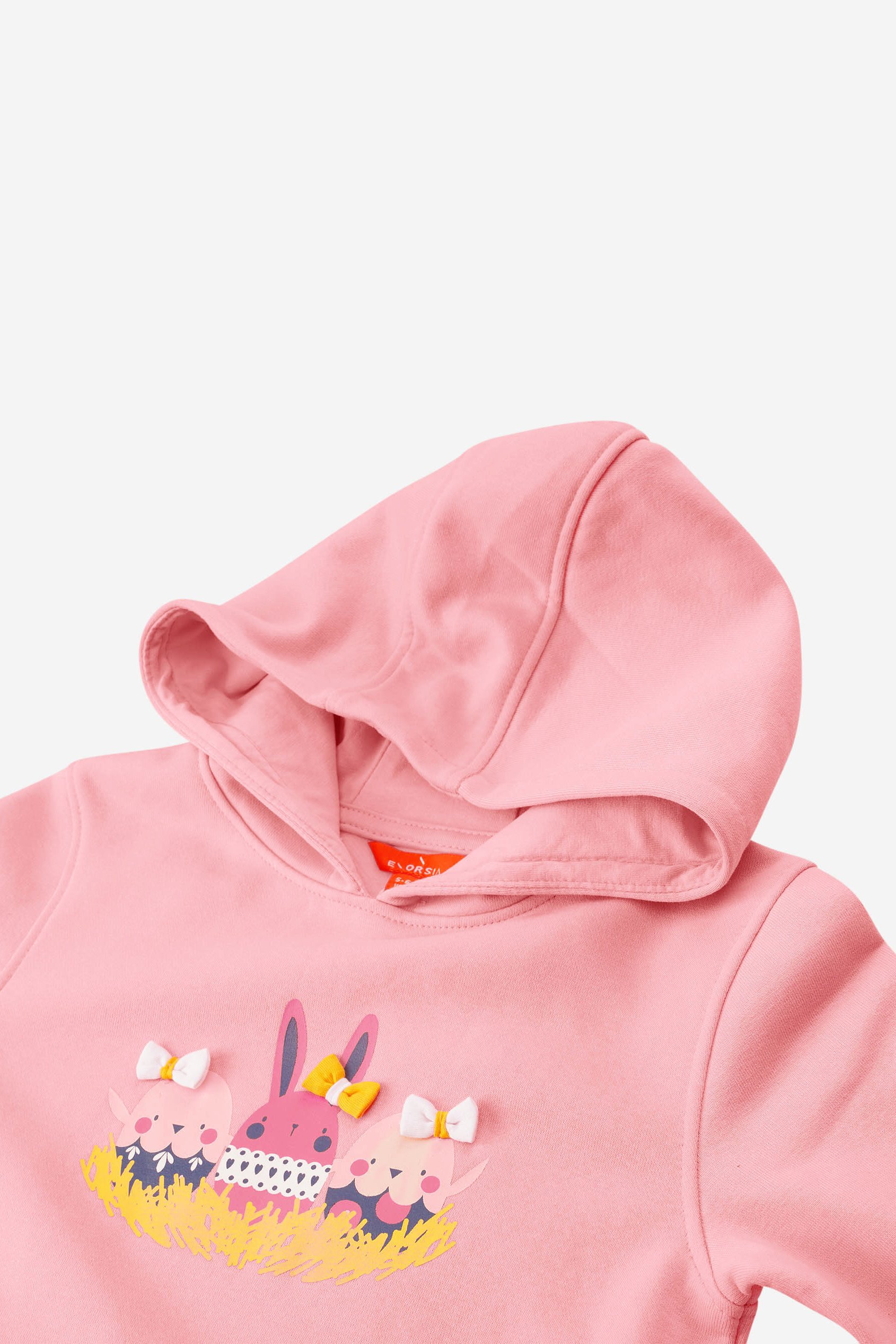 Happy Easter Egg With Bow Hoodie (12/18mths-7yrs)