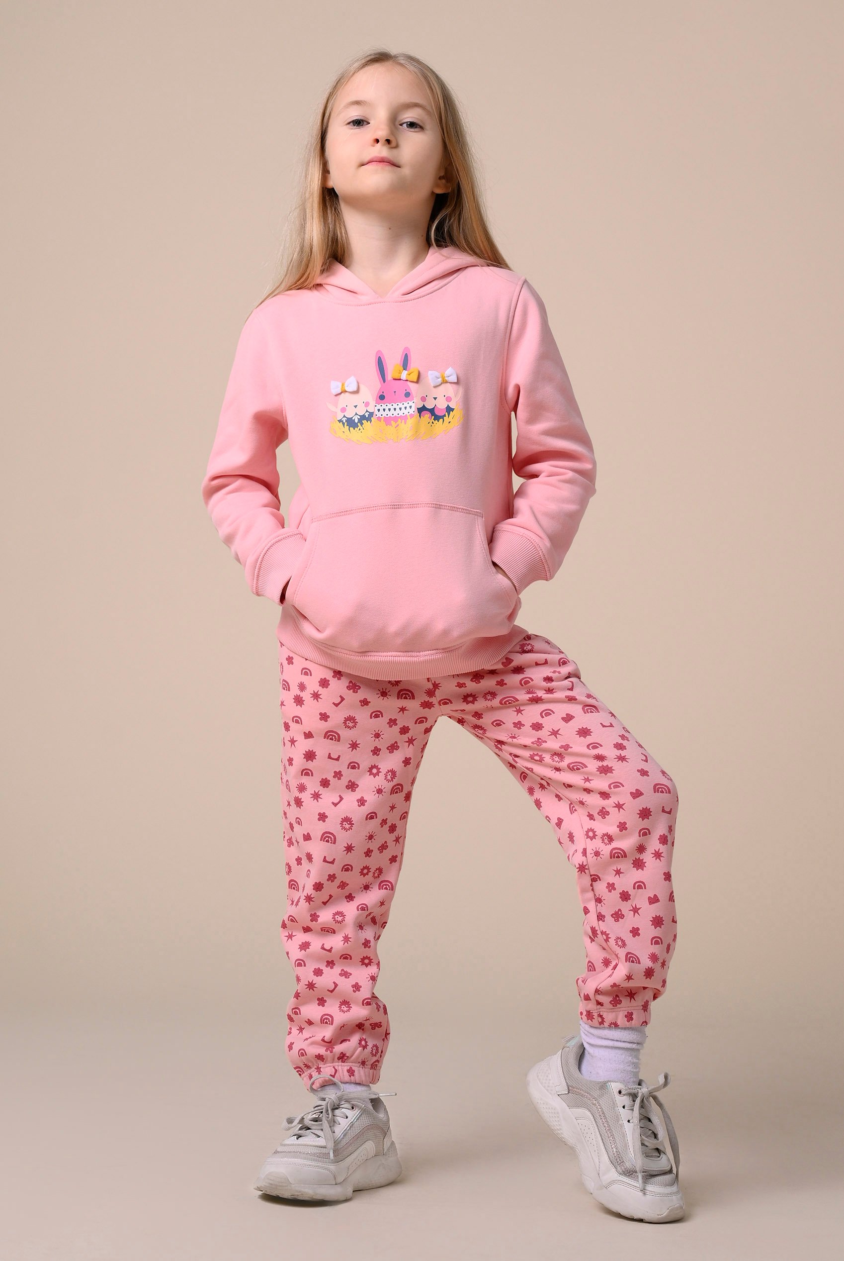 Happy Easter Egg With Bow Hoodie (12/18mths-7yrs)