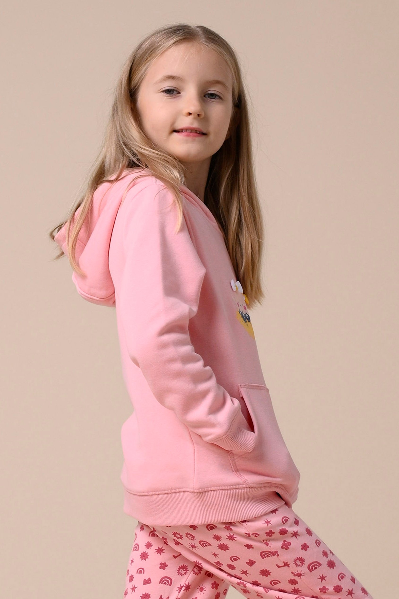 Happy Easter Egg With Bow Hoodie (12/18mths-7yrs)