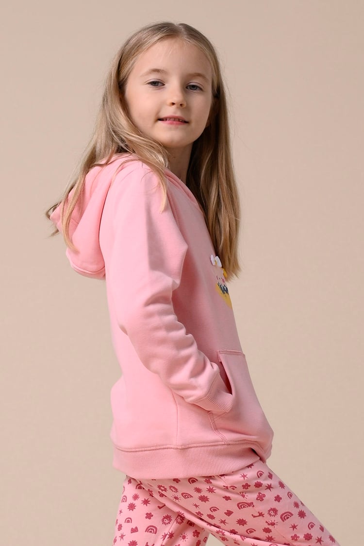 Happy Easter Egg With Bow Hoodie (12/18mths-7yrs)