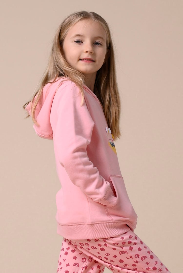 Happy Easter Egg With Bow Hoodie (12/18mths-7yrs)