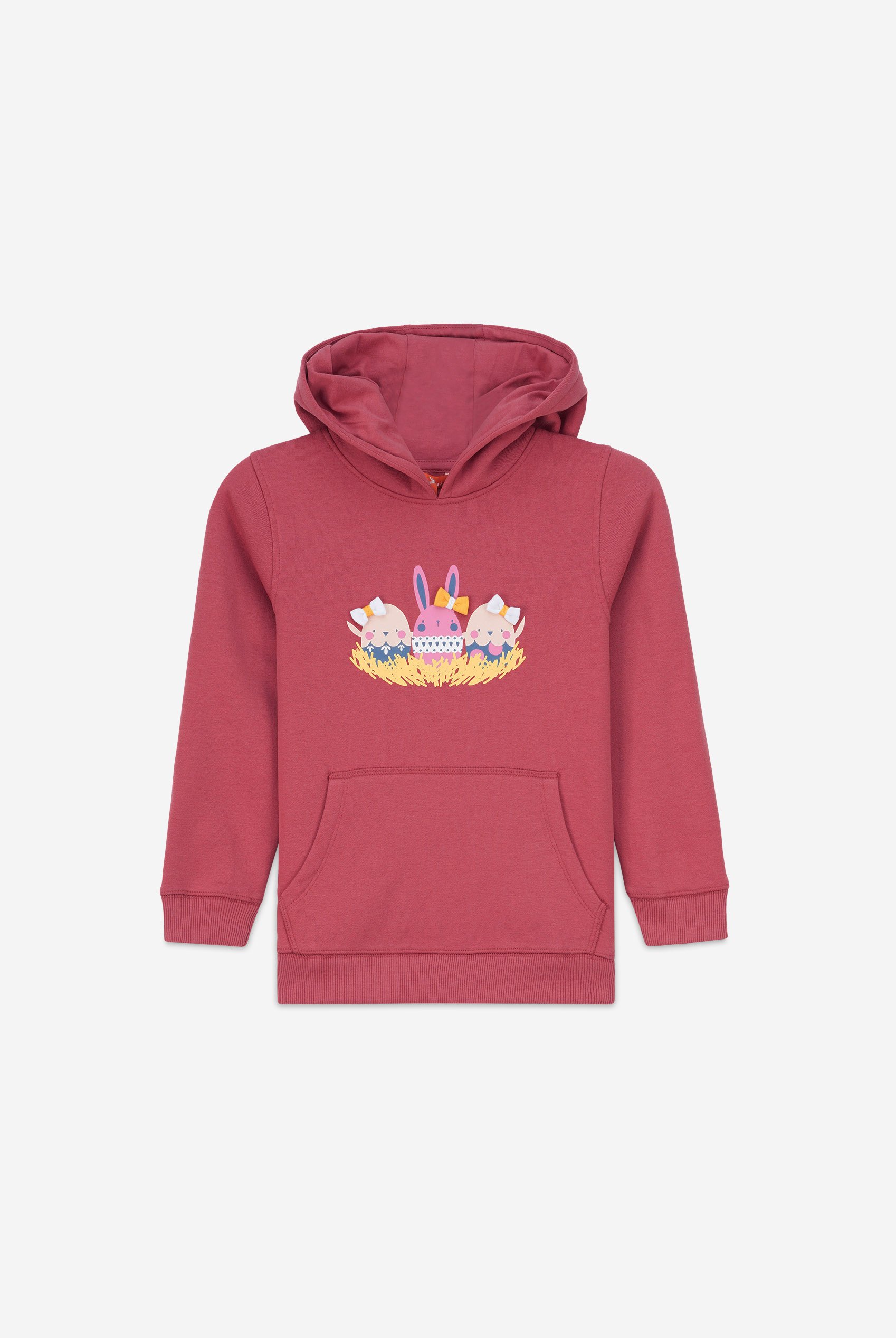 Happy Easter Egg With Bow Hoodie (12/18mths-7yrs)