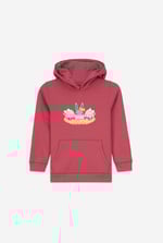 Happy Easter Egg With Bow Hoodie (12/18mths-7yrs)