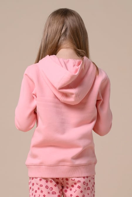 Pink Happy Easter Egg With Bow Hoodie (12/18mths-7yrs)