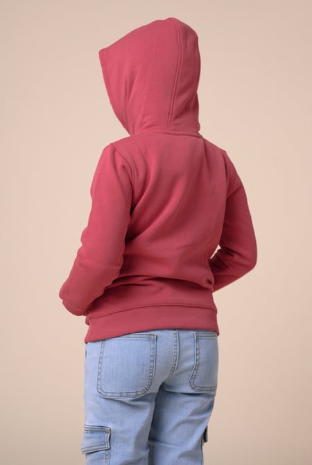 Red Happy Easter Egg With Bow Hoodie (12/18mths-7yrs)