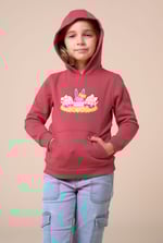 Happy Easter Egg With Bow Hoodie (12/18mths-7yrs)