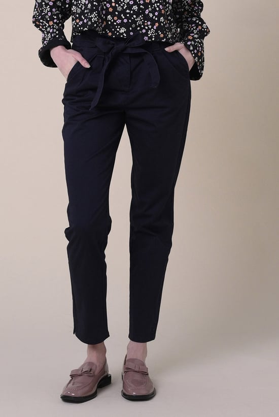 Womens Paper Bag Waist Trouser