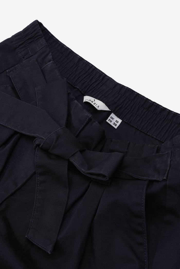 Womens Paper Bag Waist Trouser