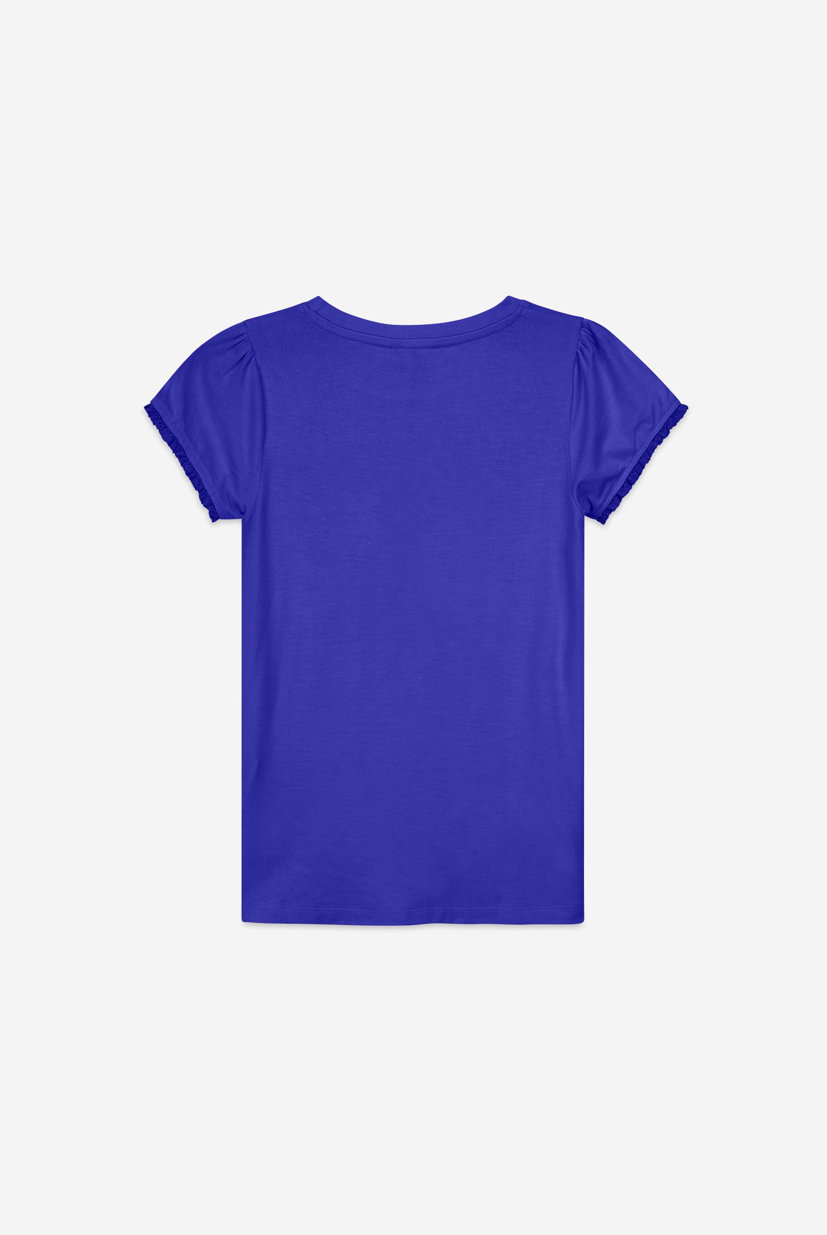 Girls Daisy Pocket Tee With Lace (2/3yrs-8/9yrs)