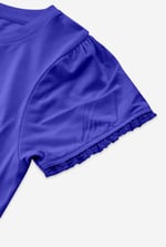 Girls Daisy Pocket Tee With Lace (2/3yrs-8/9yrs)