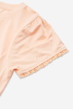 Girls Daisy Pocket Tee With Lace (2/3yrs-8/9yrs)